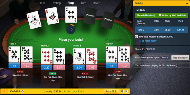 BetFair Cash Out